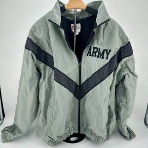 Genuine U.S. Army PTU Jacket SKILCRAFT APFU Issued Windbreaker Size Large Long